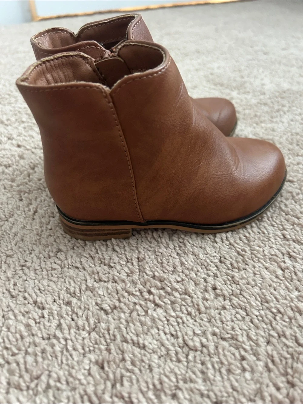Toddler size 7 Brown Ankle Booties